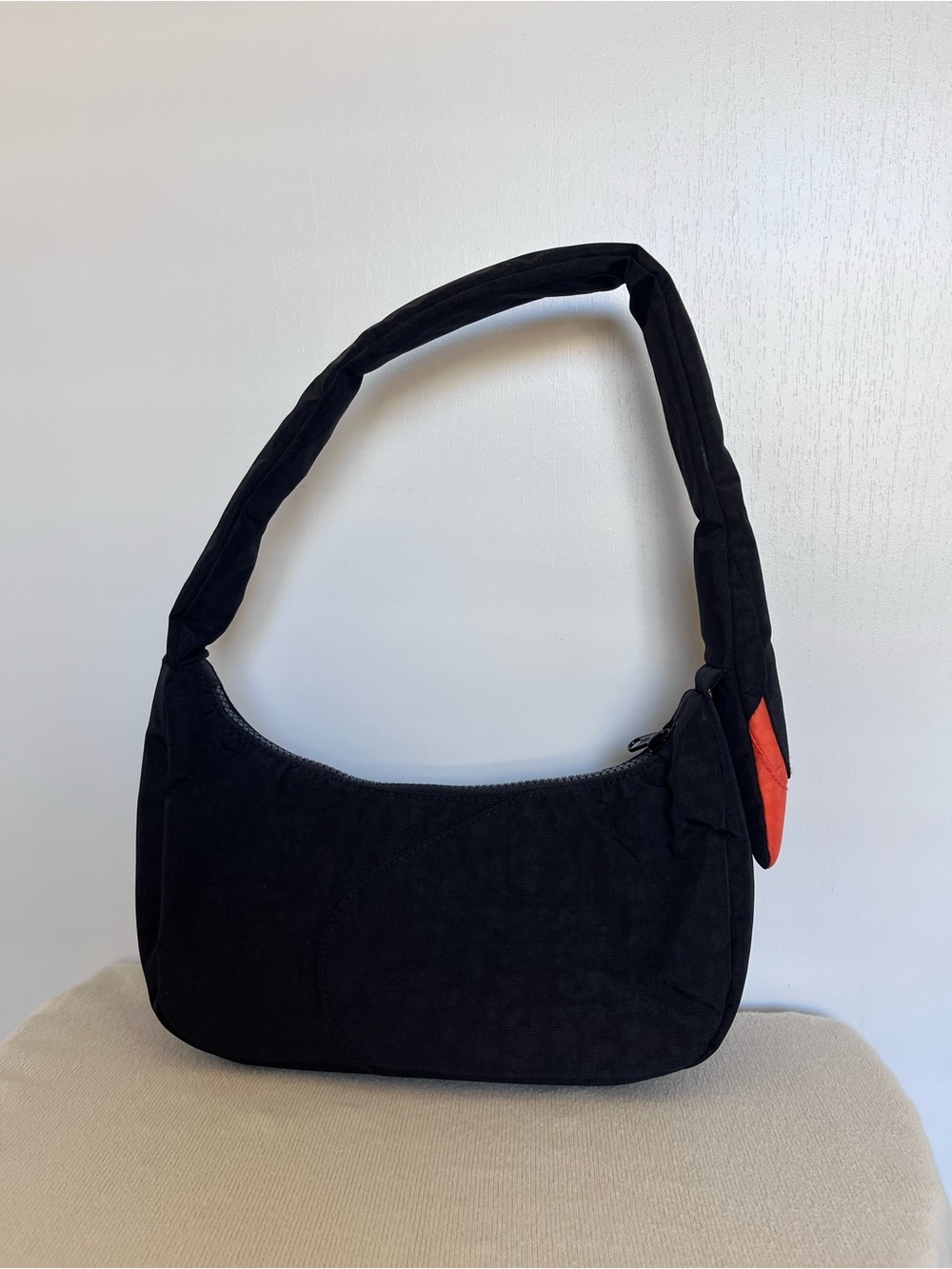 BAGGU Swan Shoulder Bag Black - Women's Shoulder Handbag